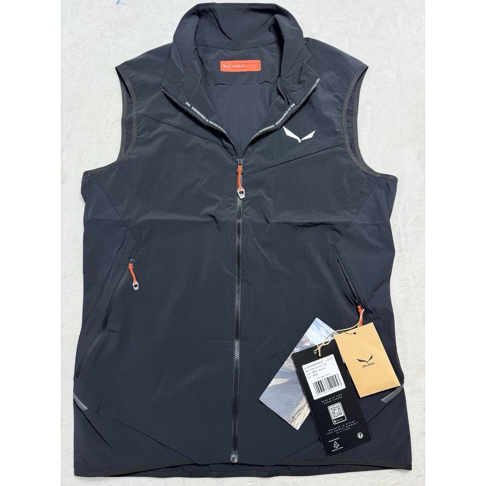 NWT Salewa Nylon Pedroc DST M Light Vest Sz Med Black Out Hiking Gorpcore